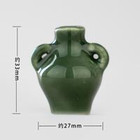 BARU Magnet Vas Mini 3D Keramik Lucu untuk Hiasan Kulkas dan Aksesoris Miniatur DIY