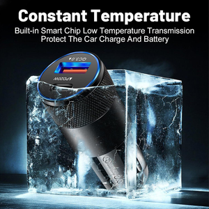 Cargador de Coche USB-C PD 3.0 de Carga Rápida 5V/3A 60W ABS/PC Ignífugo con Cable Retráctil, OTP, OCP, Ecológico y Plegable - Product Image 3