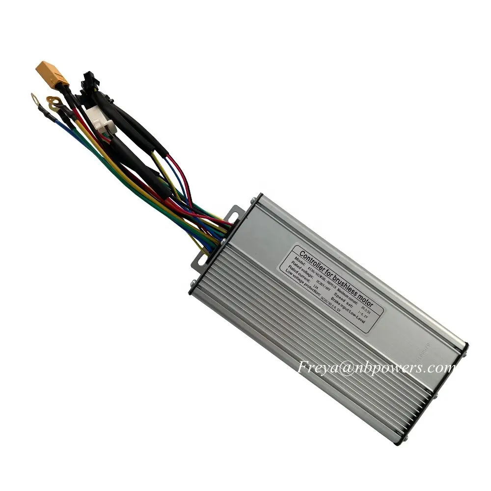 USA in stock !!36V48V26A KT 9 mosfet sine wave controller 1000W electric bike kit controller with light wire