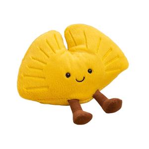 Juguete de peluche de hoja simulada, adorno de hoja de Ginkgo, hoja caída, hoja de arce, muñeca, bonito adorno de coche, regalo de Festival - Product Image 2