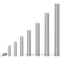 Carbon Steel Galvanized Threaded Rod Full Thread Bar Stud Bolt Screw Rod for Construction Fastener Hardware