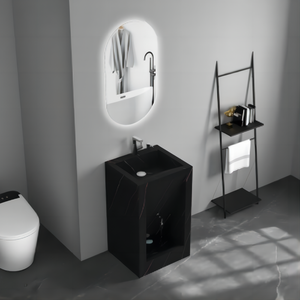 Venta al por mayor diseño moderno estilo simple estilo de lujo <span class=keywords><strong>losa</strong></span> de roca baño lavabo de mármol - Product Image 2