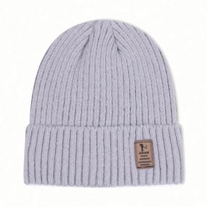 Gorros de Punto Personalizados de Fábrica con Logotipo, Color Sólido, para Hombre, Forrados de Felpa para Invierno, con Protección para las Orejas, para Ciclismo - Product Image 3