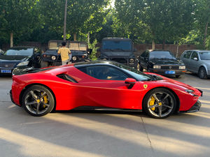 <span class=keywords><strong>Ferrari</strong></span> SF90 <span class=keywords><strong>accessori</strong></span> automobilistici stile OEM in fibra di carbonio secca Upgrade ricambi Auto kit carrozzeria gonna laterale per <span class=keywords><strong>Ferrari</strong></span> SF90 - Product Image 2