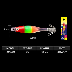 Hameçon tubulaire réfléchissant UV lumineux de 5 cm de qualité supérieure pour la pêche en eau salée côtière – Accessoires et matériel de pêche OEM - Product Image 3