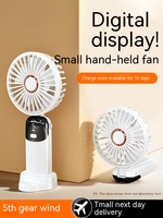 Vente en gros d'usine avec affichage LED Lanière de niveau de batterie disponible Mini ventilateur pliable