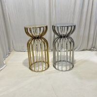 Supports à gâteaux de mariage en acier inoxydable pour événements, fêtes, baby showers, décoration de table à gâteaux