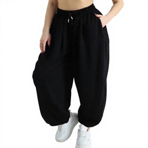 Pantalon droit taille mi-haute pour femme, coupe classique, couleur unie, en toile, taille élastique, détail perles, décontracté hiver, longueur complète, 100% soie - Product Image 1