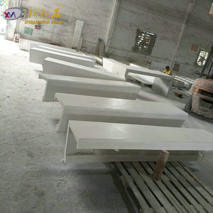 Nuevos Materiales de Construcción de Piedra, Banco Hueco de Alto Rendimiento, Concreto Gris, Muebles de Jardín para Interiores y Exteriores - Product Image 2