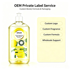 Nettoyant vaisselle et légumes OEM personnalisé, qualité <span class=keywords><strong>alimentaire</strong></span>, saveur citron, 500 ml, adapté à la maison - Product Image 3