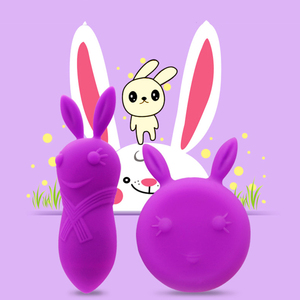 <b>Rabbit</b> Shaped Vaginal <b>Vibrator</b> Egg With Pulsing Function For Adult Stimulation Sex Toy - Product Image 1