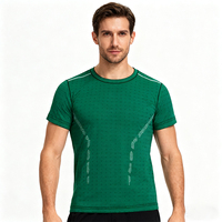 T-shirt de compression athlétique ajusté sur mesure pour homme, à séchage rapide, pour la course à pied, le fitness, la salle de sport, le sport, les entraînements