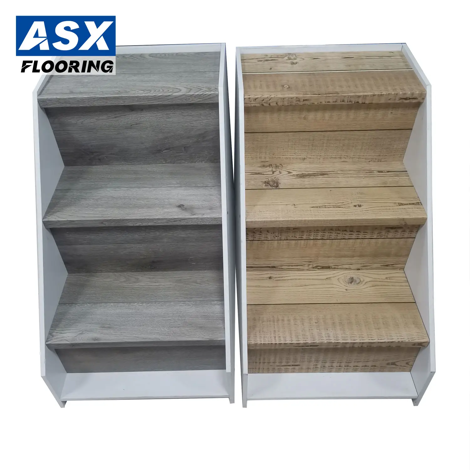 Moderno Escadas Passos Passo Flutuante Escada Interior Holzstufen Treppe Vinyl Stufentreppenstufen