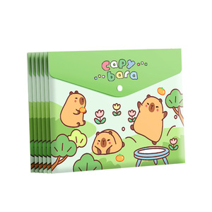 Carpeta de Documentos A4 Personalizada con Logotipo X515, Bolsa Transparente de Polipropileno con Botón a Presión, Superficie Brillante/Mate/Esmerilada, para Uso Escolar y de Oficina - Product Image 4