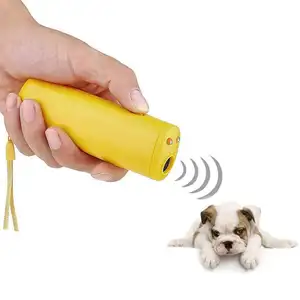 Cầm tay mini Dog Repellent huấn luyện viên chống sủa thiết bị & siêu âm Dog Repeller Pet LED huấn luyện viên kiểm soát hành vi