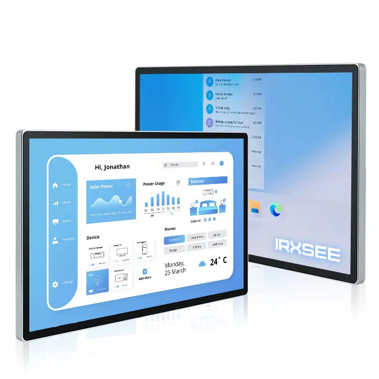 Monitor de pantalla táctil de placa plana interactiva de montaje en pared táctil inteligente de 43 pulgadas sin sistema