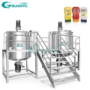 Factory Direct Dishwashing Liquid Soap Detergent Mixing Tank Homogenizing Mixer Shampoo Making Machine