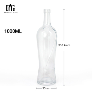 Vente directe d'usine, bouteille de <span class=keywords><strong>vodka</strong></span> neuve de 700 ml avec bouchon en liège, bouteille en verre pour tequila et <span class=keywords><strong>vodka</strong></span> - Product Image 2