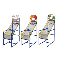 Ensemble de paniers de basket-ball en plastique mobiles pour enfants BGL, avec pompe et deux ballons
