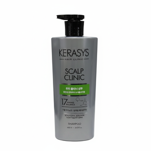 Kerasys Clinic Gel Antichute au Zinc 600ml Soulagement du Cuir Chevelu pour Cheveux Sensibles/Démangeaisons Usage Quotidien - Product Image 2