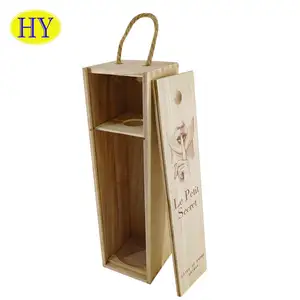 Promotional new products wooden display gift boxes for wine from china