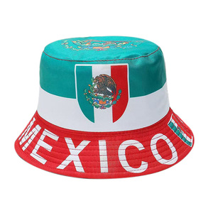 Promoción 2026, Gorra de Pescador Deportiva con Protección Solar, Diseño de la Bandera de México, Informal, para Exteriores, Regalo para Fanáticos de la Copa <span class=keywords><strong>Mundial</strong></span> de Fútbol, para Pesca y Viajes - Product Image 3