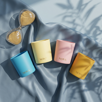 Bocaux à bougies ronds en verre personnalisés 6 oz 8 oz 10 oz, imprimés en sérigraphie, réutilisables, étanches, avec boîte pour mariage
