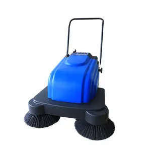 New Product Hand Push Two Brush Cleaning Floor Sweeper synthetic running track cleaning machine