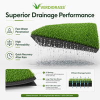 Gazon synthétique haute densité 20 mm Champ 88UF en rouleau, longueur personnalisée pour green de putting commercial et installations de golf intérieures
