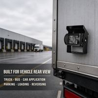 Caméra de recul HOKEVISION AHD 720P 1080P 960P étanche avec vision nocturne 12-24V, lignes de stationnement, OEM ODM, pour utilisation automobile