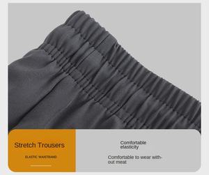 Shorts de <span class=keywords><strong>basket</strong></span>-ball pour hommes en nylon/coton à fermeture par cordon de serrage, séchage rapide, respirant, élastique, taille mi-haute, léger, imperméable - Product Image 4