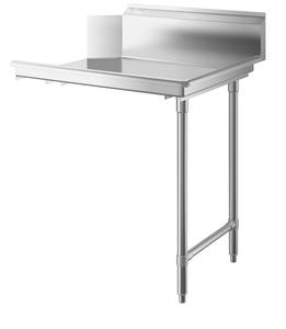 Commercial Right Hand Dishwasher Drying Table, Heavy Duty Stainless Steel Drain Workbench for Catering Dishwashing - Product Image 2