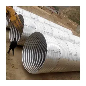 large diameter galvanized steel corrugated metal driveway culvert prices underground bunker culvert shelter