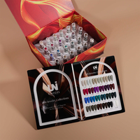 Collection de vernis à ongles en gel Unigel Jade Jewelry pour les fournitures de salon, vernis à ongles en gel UV longue durée à haute pigmentation, OEM ODM en gros