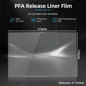 Saturnus 4 Ultra Pfa Release Liner Film 273X176Mm Compatibel Elegoo Saturn <span class=keywords><strong>2</strong></span>/3/4/4 Ultra/4 Ultra 16K Hars 3d Printers 0.127Mm - Product Image 5