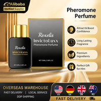 Parfum boisé aux phéromones pour homme 50ml, fragrance attrayante longue durée, flacon en verre noir, livraison depuis entrepôt étranger