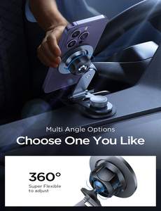 ที่ยึดโทรศัพท์แบบพับได้ LISEN รุ่นใหม่ วัสดุโลหะ หมุนได้ ติดตั้งด้านหลังหน้าจอ ที่ยึดแม่เหล็กมั่นคง สำหรับ Tesla Model 3 Y X S Monitor - Product Image 4