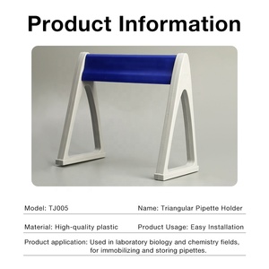Fabrika Tedarikli Mikropipet Standı Plastik Üçgen Tabanlı Sabit Pipet Standı Tutucu Laboratuvar Aracı - Product Image 3