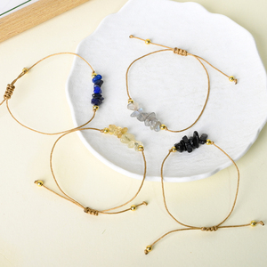 Wholesale Healing <b>Crystal</b> Jewelry Luxury Natural <b>Crystal</b> <b>Bracelet</b> <b>Crystal</b> Chips <b>Bracelet</b> for Gift Healing - Product Image 4