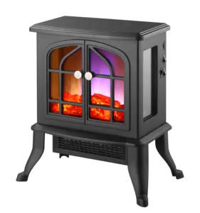 2000w New Factory Low Price 3D Frame Electric Fireplace Stove Heater Ceramic Fan Heater