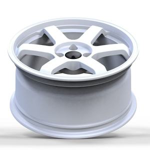 Roues sport de course forgées blanches de style rayons pour Nissan,<span class=keywords><strong>Fiat</strong></span>,Mazda, taille 16 ''-24'', 17x7.5 18x7.5, PCD 4x98 4x100 - Product Image 3