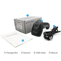Sistema POS de Pago Electrónico para Supermercados Xincode X-760, Lector de Códigos de Barras 1D 2D con Cable, Escáner de Códigos de Barras Portátil