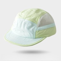 Gorra de Campamento de Malla de Nailon con Bloques de Color Personalizados, Ligera y de Secado Rápido, Gorra Común para Senderismo y Campamento