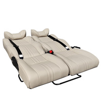 Lit pliant modifié réglable en cuir de luxe à vente chaude pour camping-car, monospace, caravane