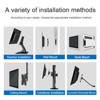 12-Inch Quad Core Industrial Android AI Computer 1TOPS NPU 1GB DDR4 EMMC Storage LCD Wide Voltage DC 12-58V Wall Mount Desktop