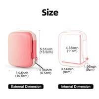 Étui de transport pour appareil photo numérique avec logo personnalisé, durable, avec poche en maille zippée, étui de voyage en EVA, portable, anti-poussière, antichoc
