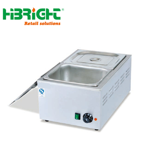 Vitrine chauffante pour aliments de qualité supérieure, pour comptoir/comptoir vertical, avec couvercle, 1/2/3/4/6 bacs, équipement de maintien au chaud - Product Image 2