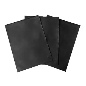 定制黑色磨砂CPE拉链袋塑料不透明服装袋