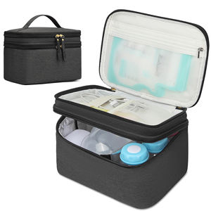 Sac de tire-lait imperméable portable pour les mamans qui travaillent, s'adapte à la plupart des tire-laits, <span class=keywords><strong>taille</strong></span> mini, double couche en nylon, portable, mère et bébé - Product Image 3