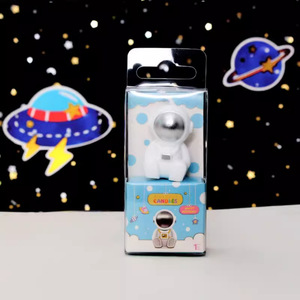 Astronaut <b>Candle</b> Soybean Mixed Wax Birthday <b>Candles</b> Cake Decoration For Children's Parties - Product Image 1
